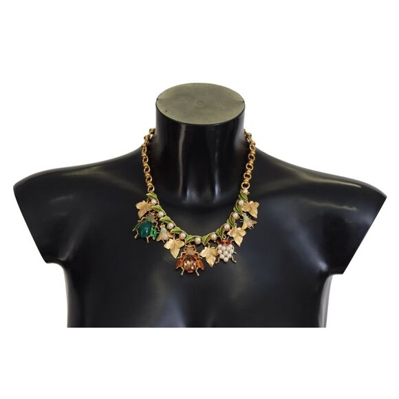 Dolce & Gabbana Multicolor Murano Glass Beads Brass Women Jewelry Necklace main image 0